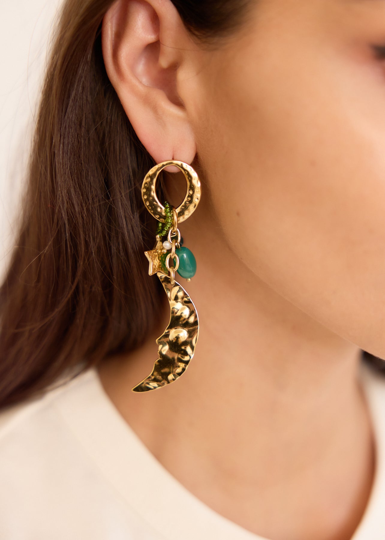 Moon earrings