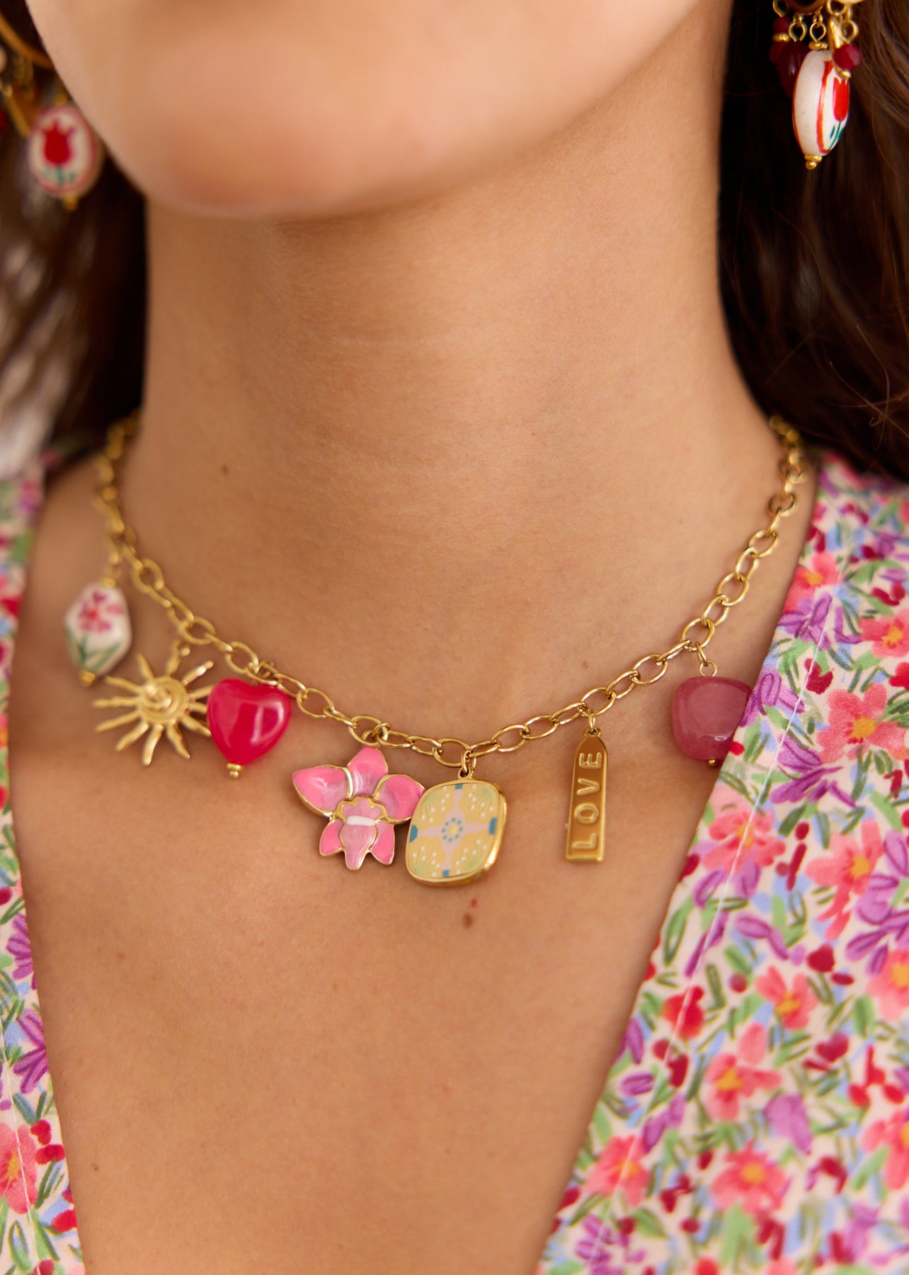 Orchid Necklace