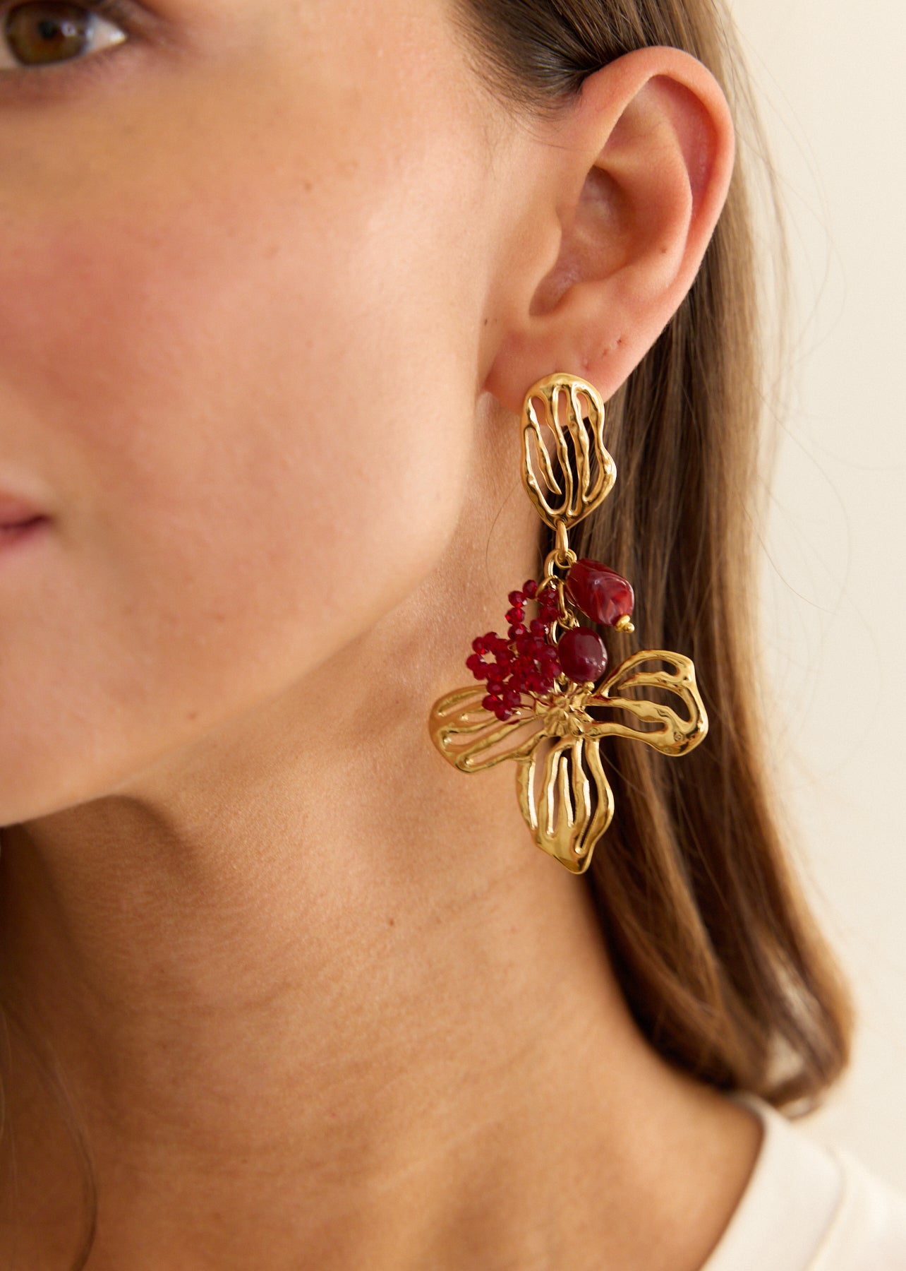 Ruby Earrings