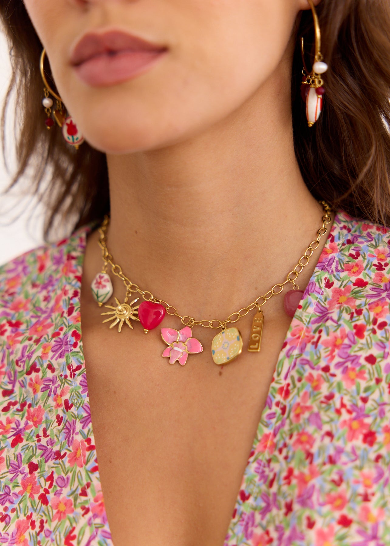Orchid Necklace
