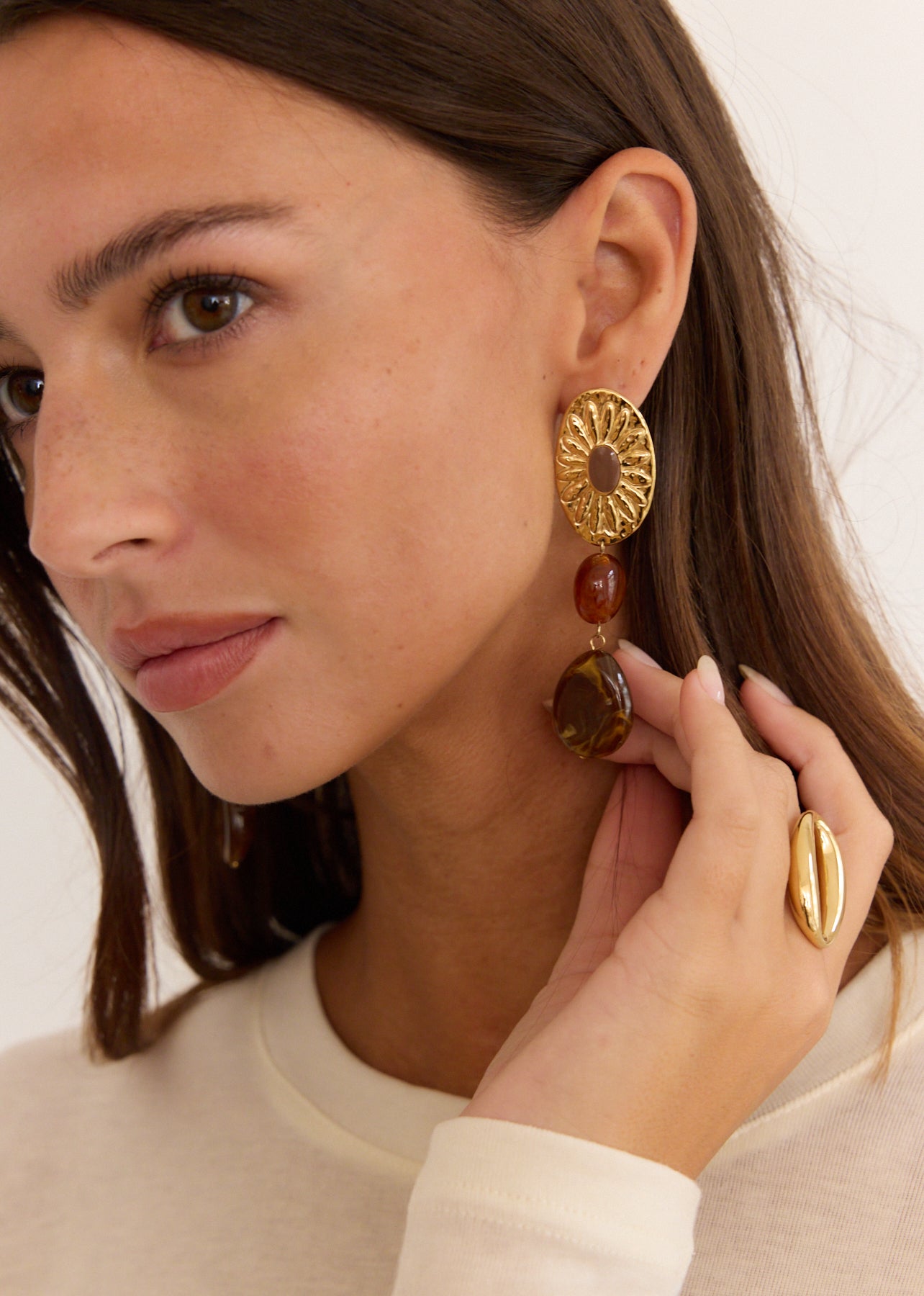 Amber Earrings