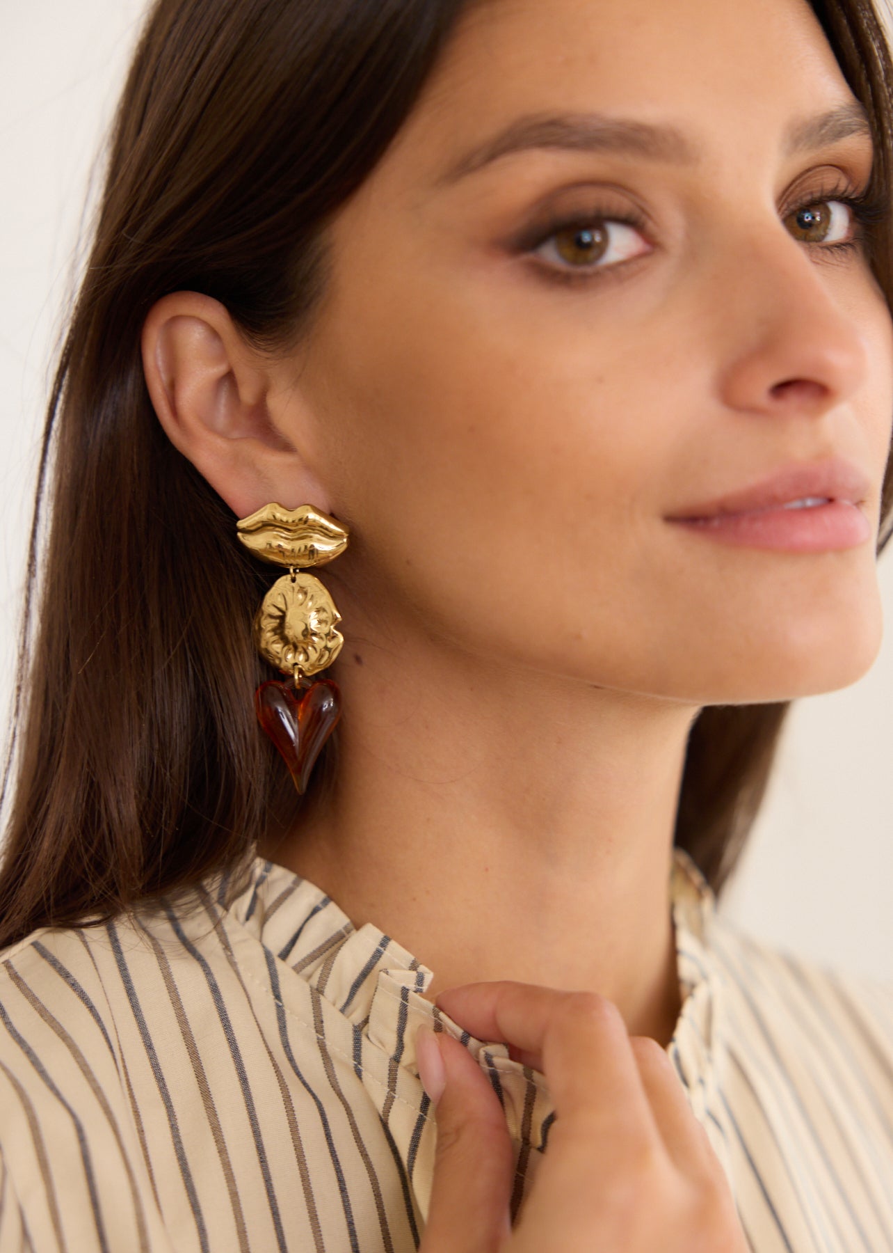 Boucles d'oreilles Lips