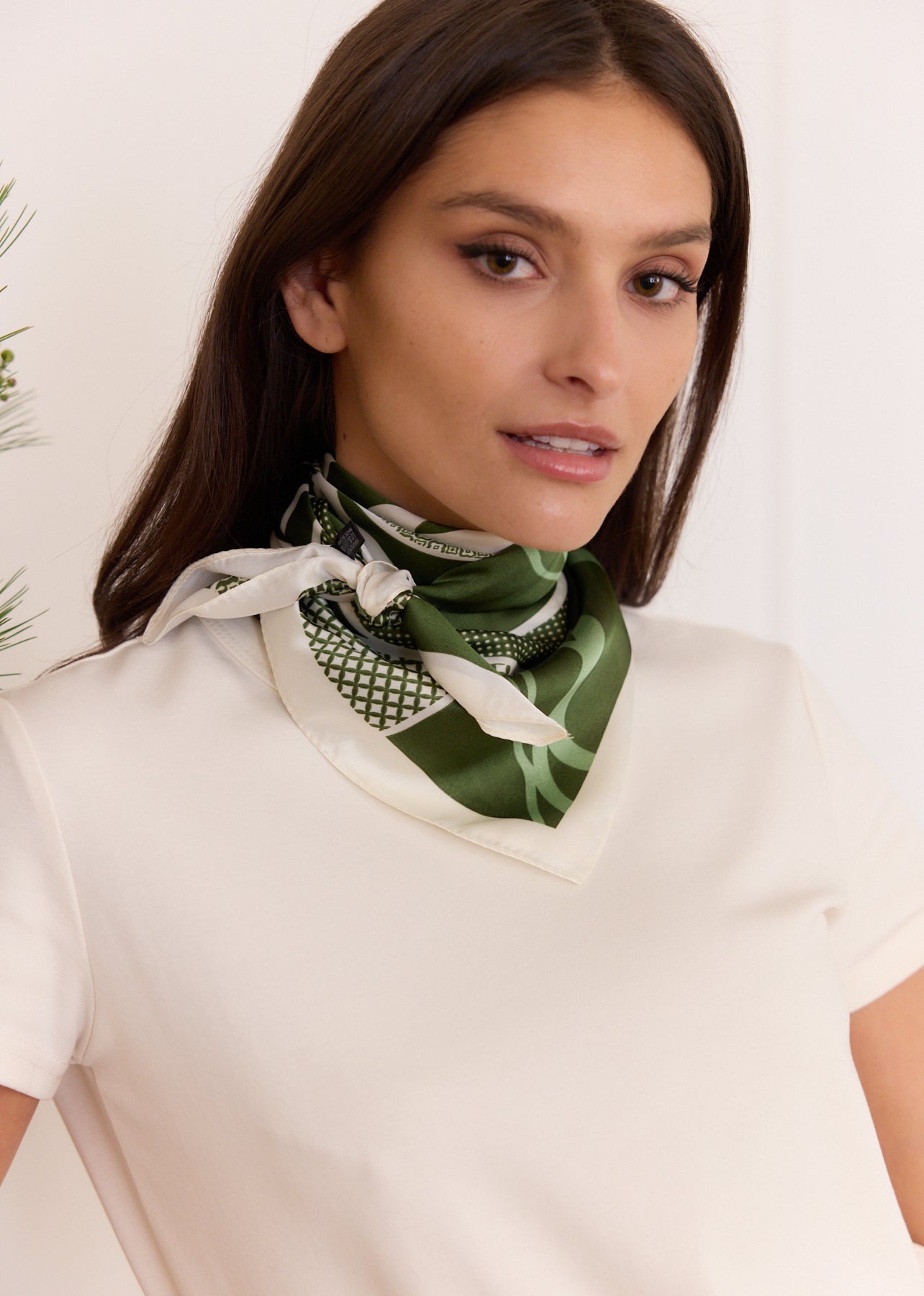 Foulard Carré Imprimé Fleurs Vertbaudet Pour Fille - 100% Coton, Style Printanier Et Girly - 2