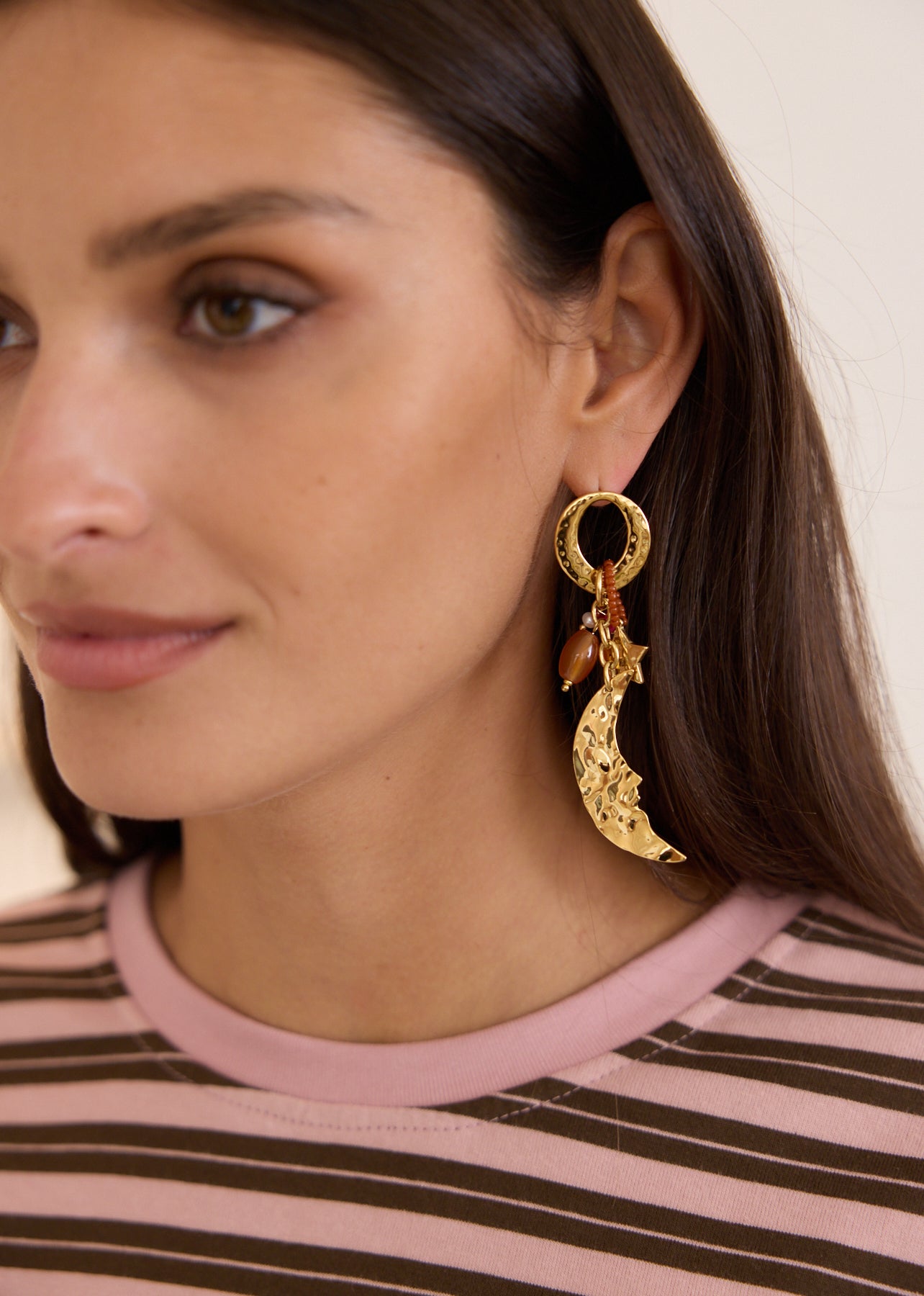 Boucles d'oreilles Moon
