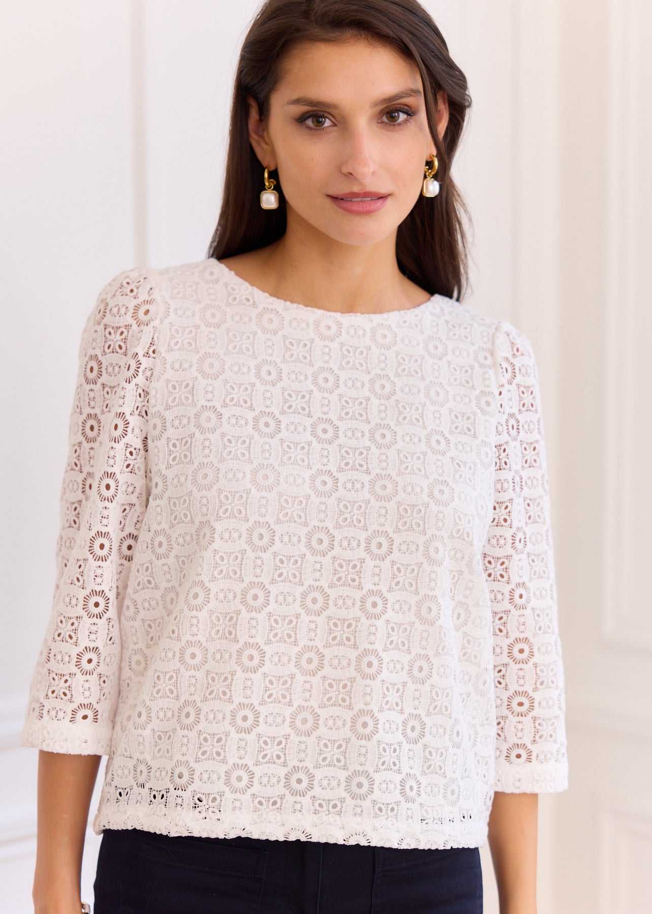 CHÉNE DE MAISON Jacquard blouse Jungle Jacquard
