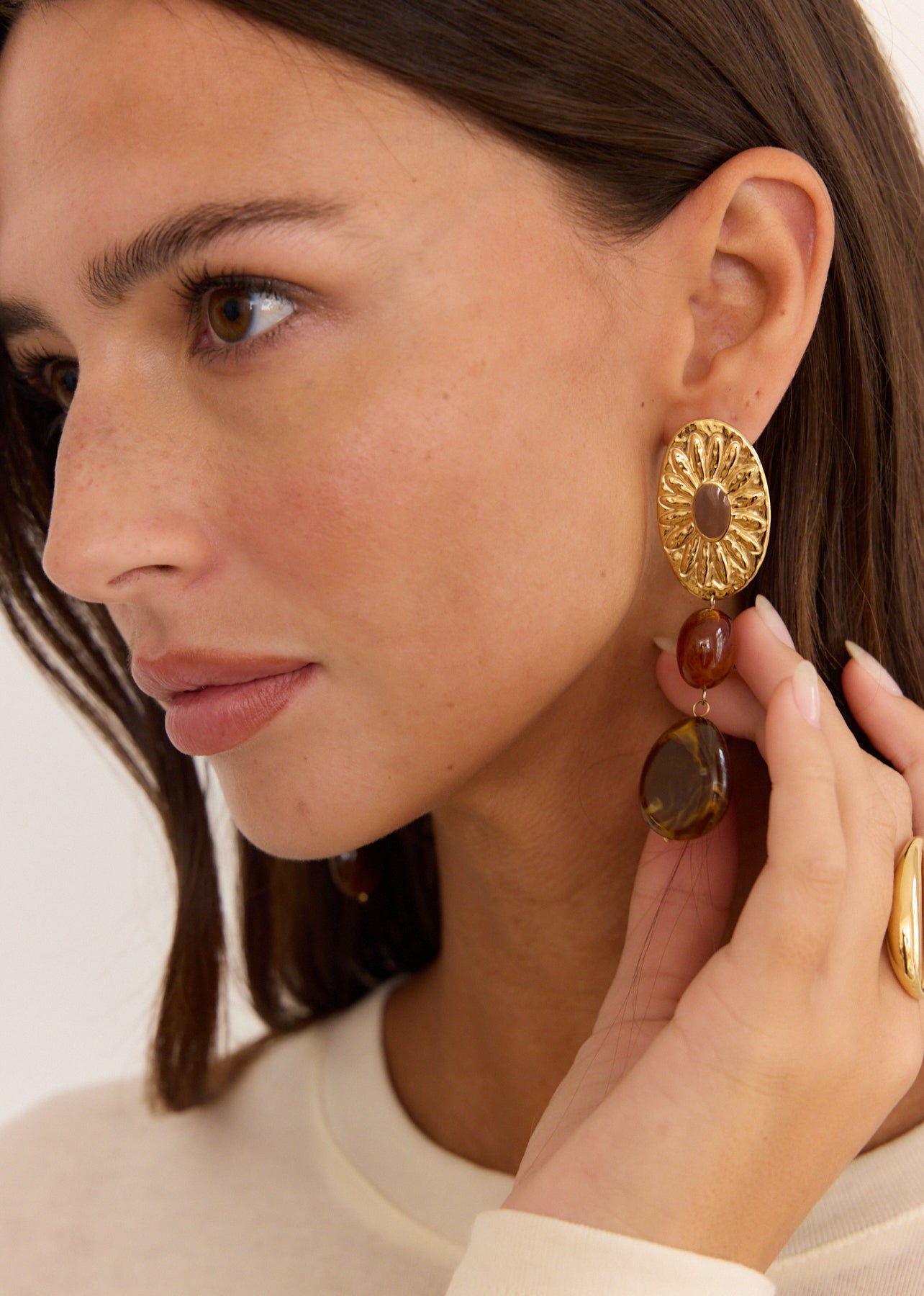 Amber Earrings
