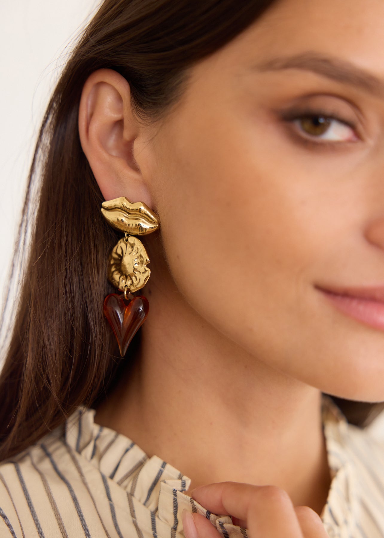 Boucles d'oreilles Lips