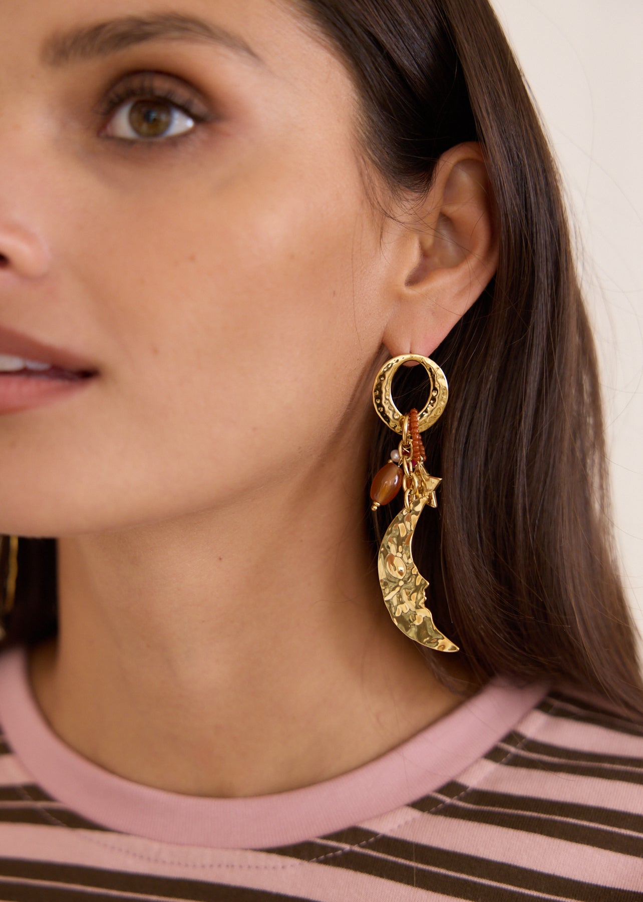 Boucles d'oreilles Moon