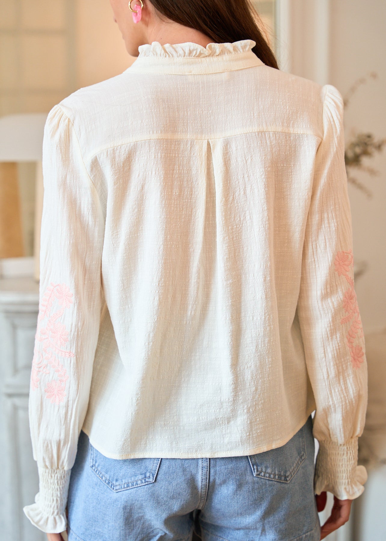 Motus_Boutique_Printemps_Blouse_Roma_Ecru_Rose_5