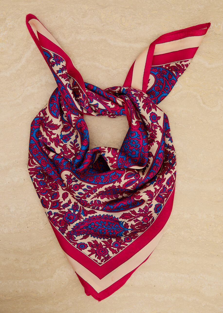 Motus_Boutique_Printemps_Foulard_Loeiza_Fushia_1