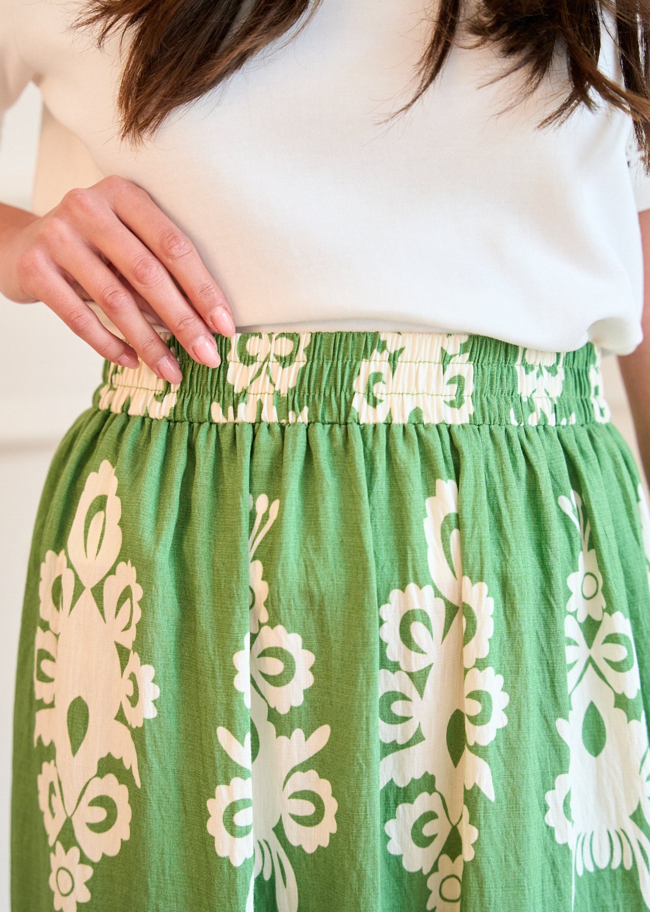 Motus_Boutique_Printemps_Jupe _Florence_Imprimé_Vert_Ecru_7