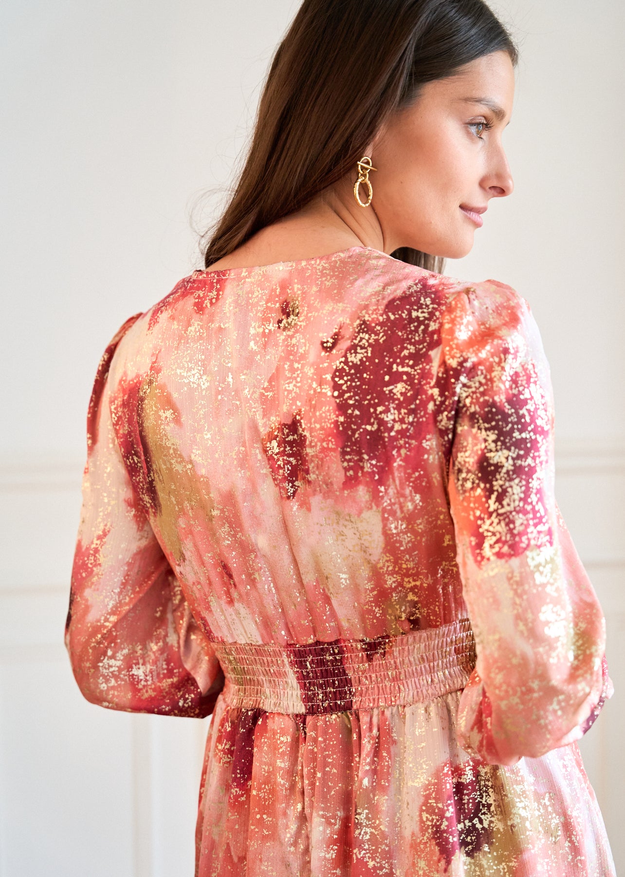 Motus_Boutique_Printemps_Robe_Domitille_Terracotta_Rose_Doré_6