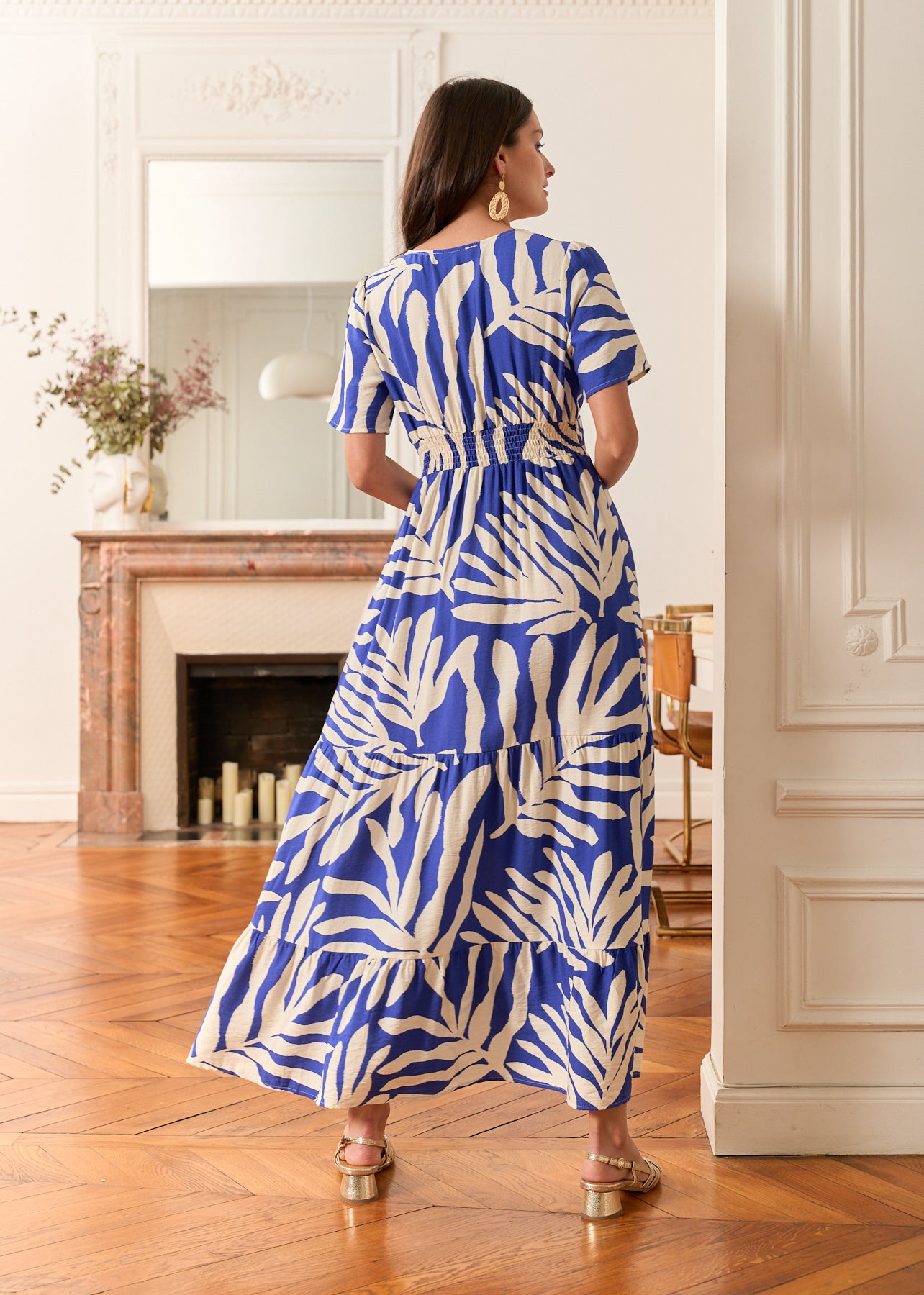 Motus_Boutique_Robe_Anaé_Floral_Bleu_Ecru_5