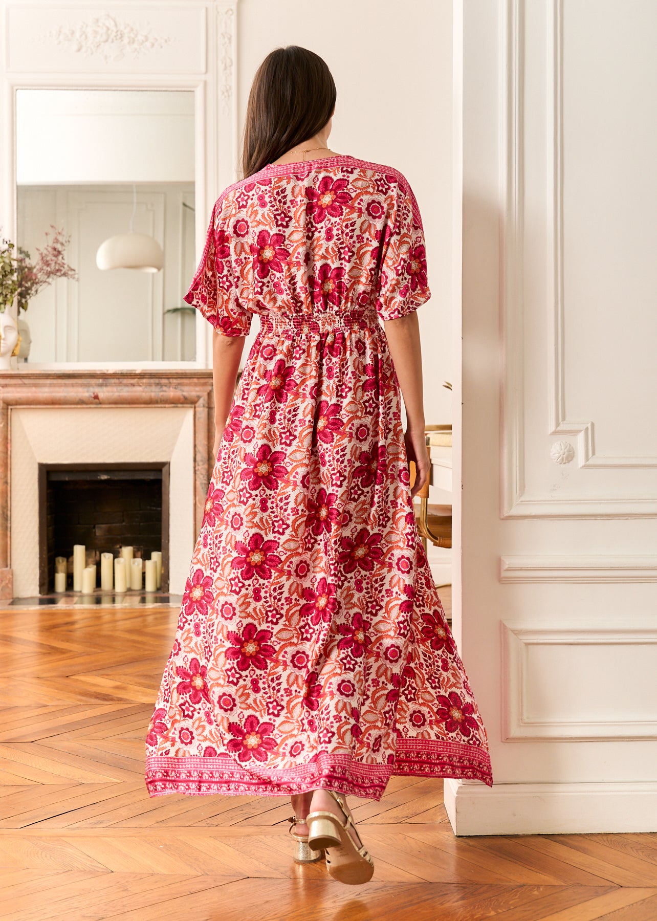 Motus_Boutique_Robe_Georgia_Imprimé_Rose_Orange_5