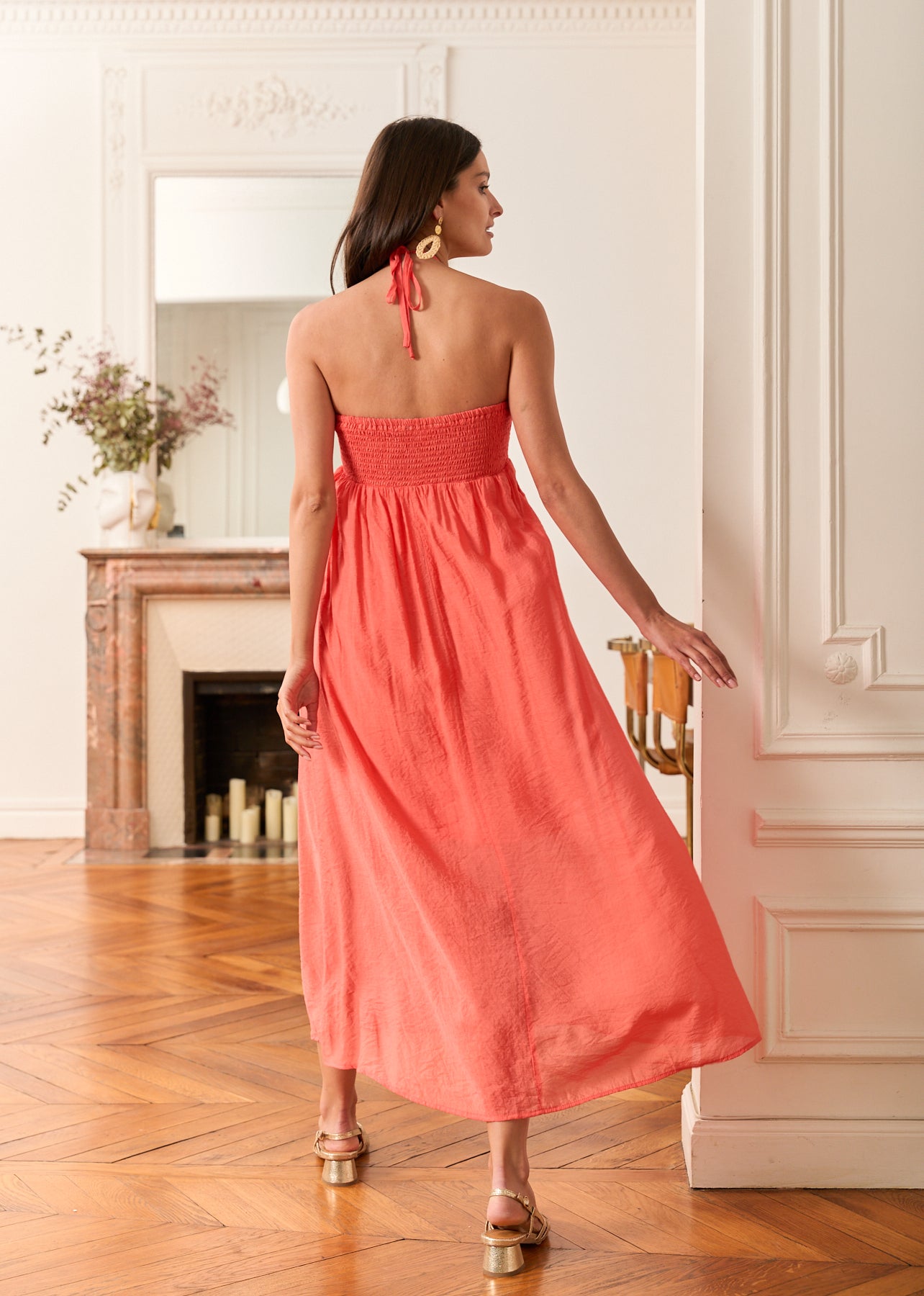 Motus_Boutique_Robe_Léna_Corail_6